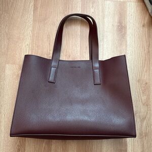 Michael Kors Deep Brown Leather Tote